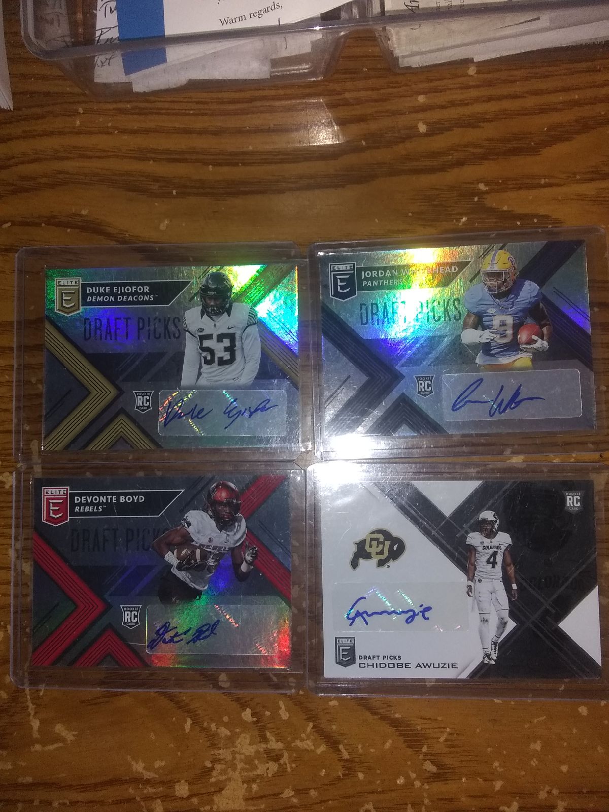 B-80-4-rookie, autograph cards.