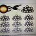 3/4 Inch Round Side Marker Clearance Lamp Sealed Indicator SMD Lights w/ Plug