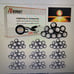 3/4 Inch Round Side Marker Clearance Lamp Sealed Indicator SMD Lights w/ Plug