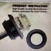 3/4 Inch Round Side Marker Clearance Lamp Sealed Indicator SMD Lights w/ Plug