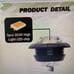3/4 Inch Round Side Marker Clearance Lamp Sealed Indicator SMD Lights w/ Plug