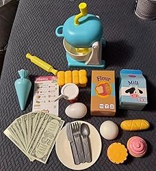 NEW Whisk n' Bake Bakery Mixer Playset, 16 Pieces Toy