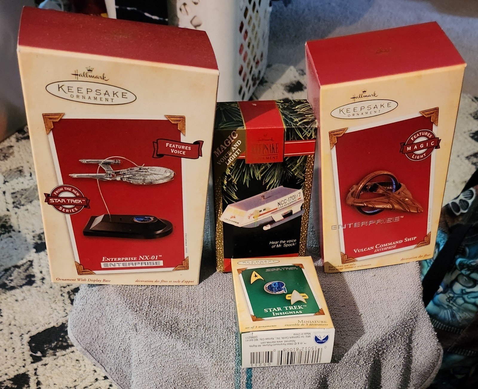Hallmark Star Trek Enterprise Ornaments