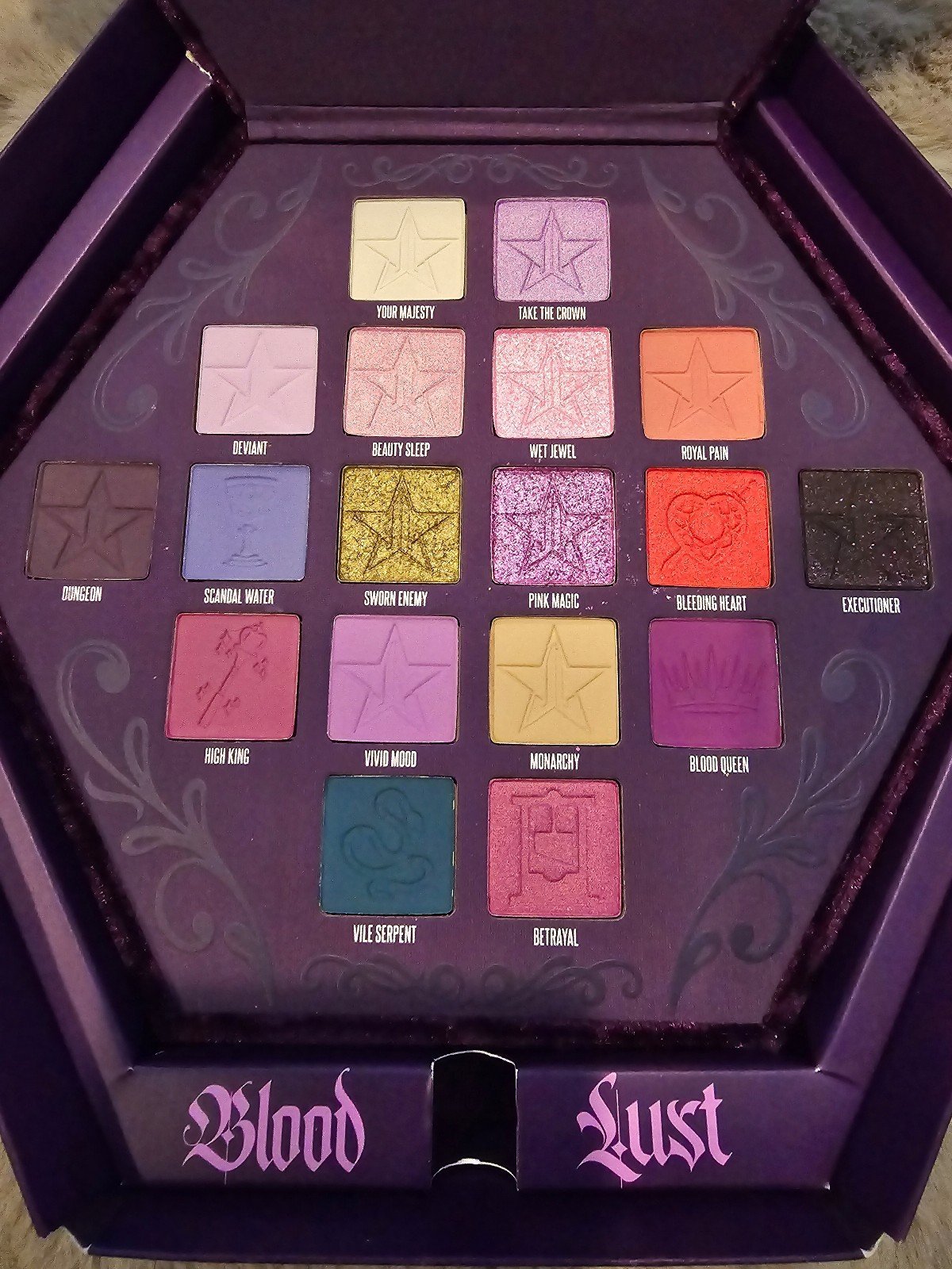 Jefree Star Blood Lust eyeshadow palette