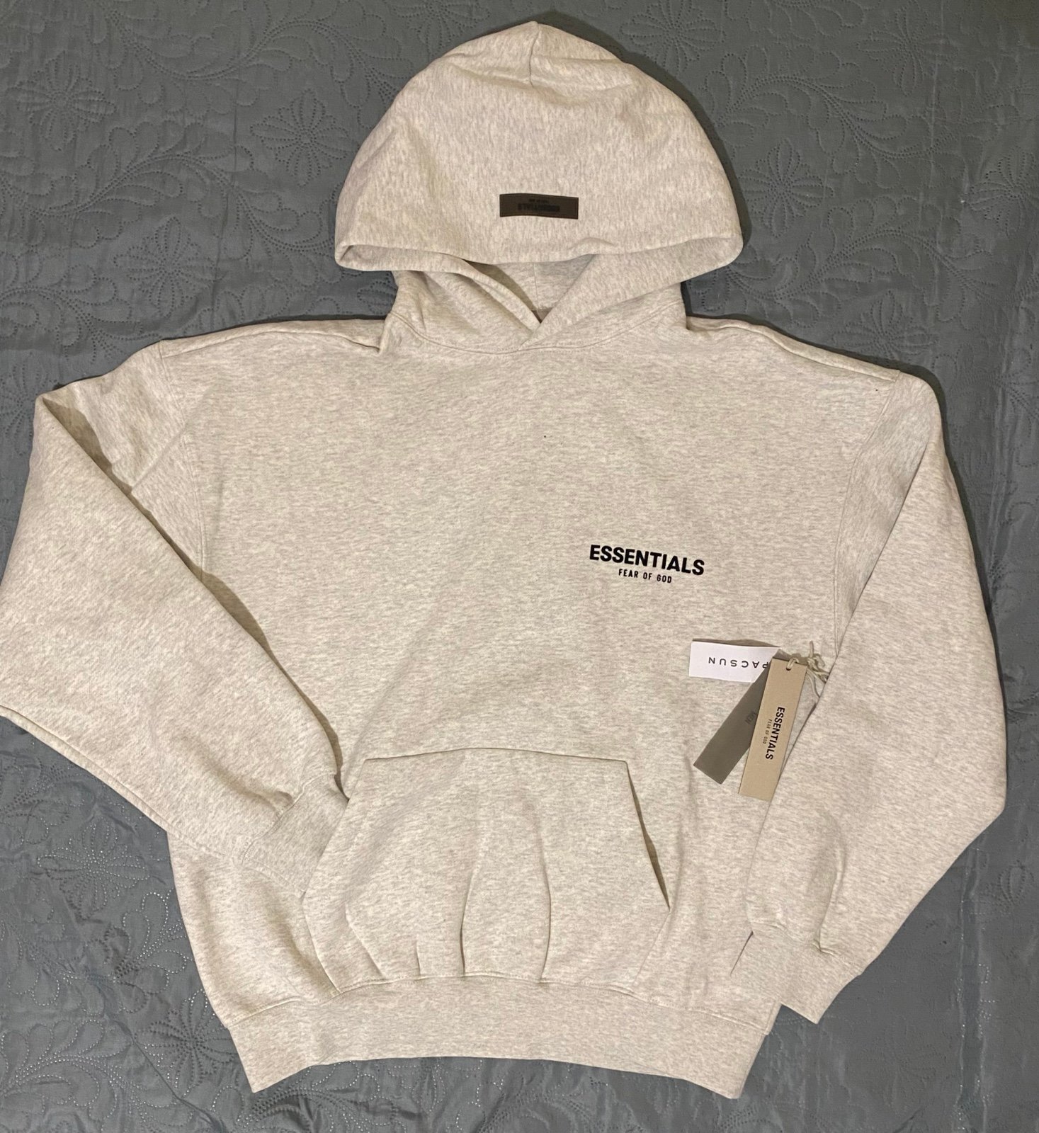 Light Oat essentials hoodie