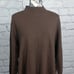 Chico's women's long sleeve stretch knit size 3 popover sweater NWT BB15