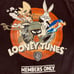 Mens Size XL Black Denim Jacket Jean Looney Tunes Members Only New NWT's