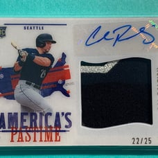 Rare ssp cal Raleigh /25 player worn jumbo rpa