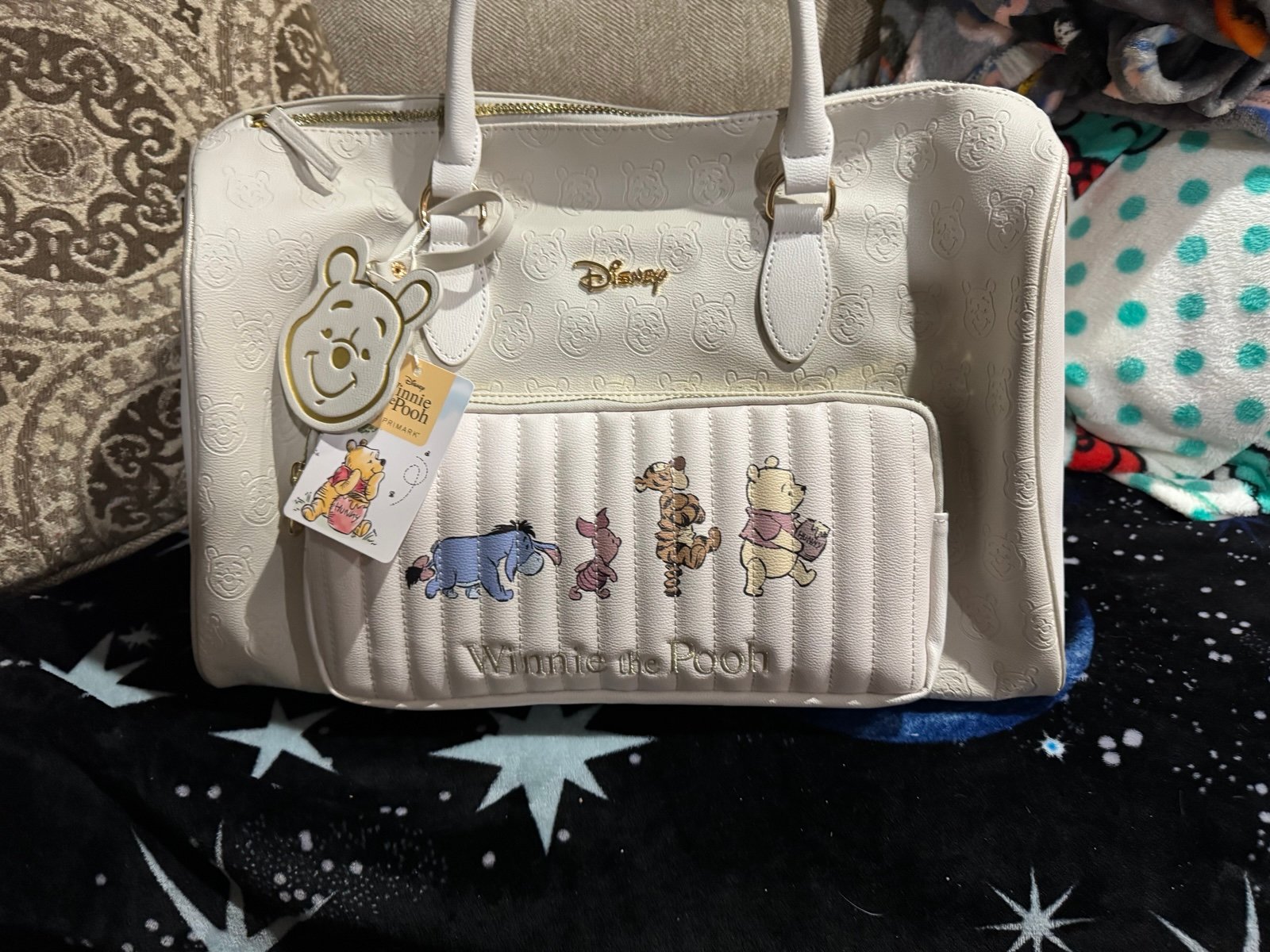 Primark Disney Winnie the Pooh Cream Bag weekender, Travel Bag BNWT
