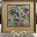 Framed Needlepoint & Petit Point Birds & Flowers Professionally Framed Lovely!