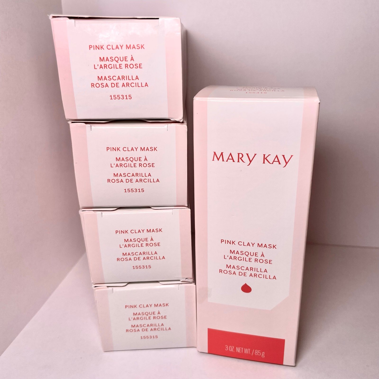 NIB (5) Mary Kay Pink Clay Mask | 5Pc