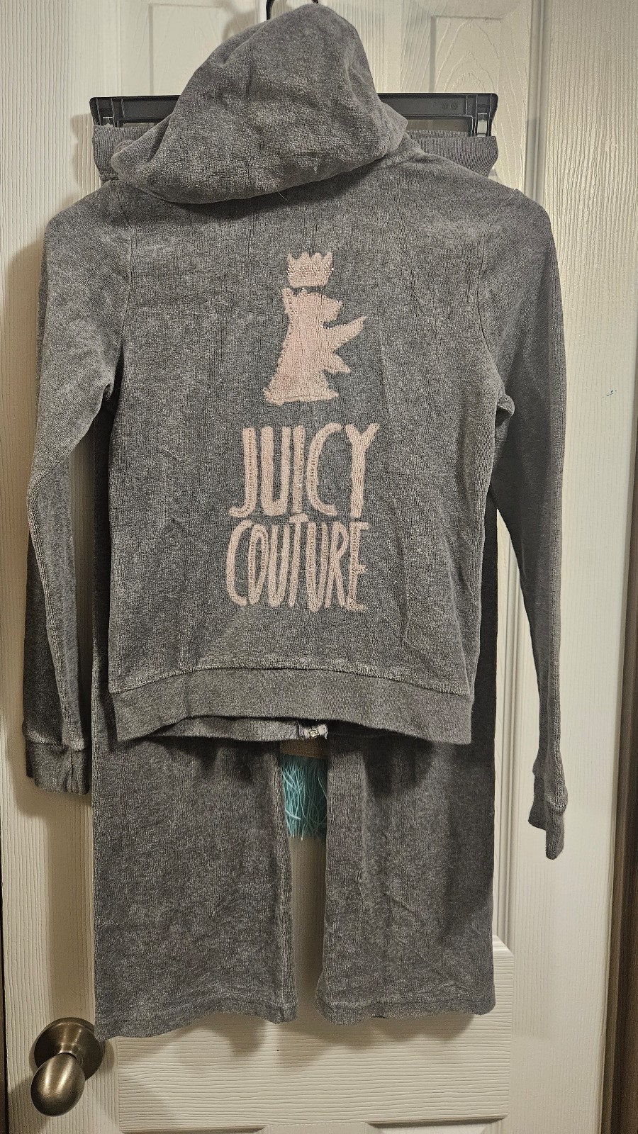 Vintage Girls Juicy Couture Velour Track Suit Set