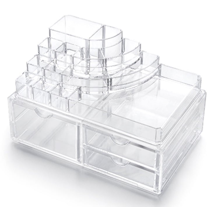 Extra Large Makeup Organizer Case - 2 Piece Set