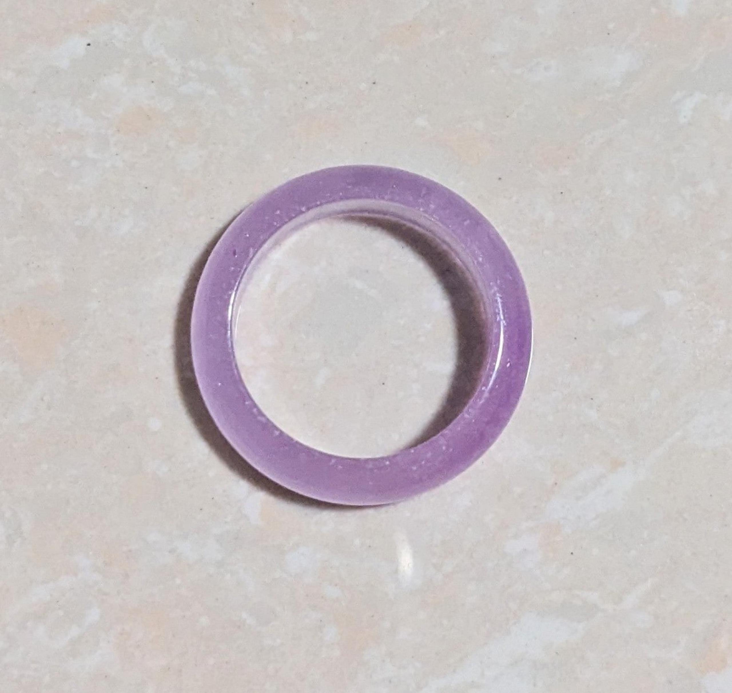Lavender Jade Ring - Size 10