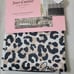 NWT JUICY COUTURE SHOWER CURTAIN WIT HOOKS 70 X 72 Cheetah Print & Striped NEW