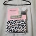 NWT JUICY COUTURE SHOWER CURTAIN WIT HOOKS 70 X 72 Cheetah Print & Striped NEW