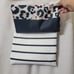NWT JUICY COUTURE SHOWER CURTAIN WIT HOOKS 70 X 72 Cheetah Print & Striped NEW