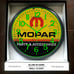 Mopar Parts And Accessory Garage Shop Mechanic Glow In The Dark Wall Clock New!