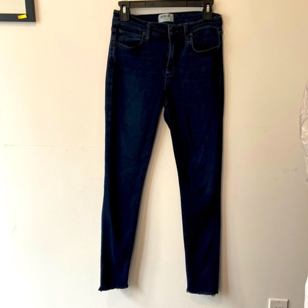 AGOLDE High Rise Sophie Jean with Raw Hem