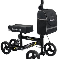 BlessBlessReach Steerable Knee Scooter Foot Injury Walker Medical Foldable Adult
