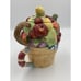 VINTAGE Certified (CIC) SUSAN WINGET Fruits 5 Tea Pot And 5 Basket Mug