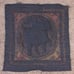Vintage Burmese Kalaga Elephant Tapestry 20 x20