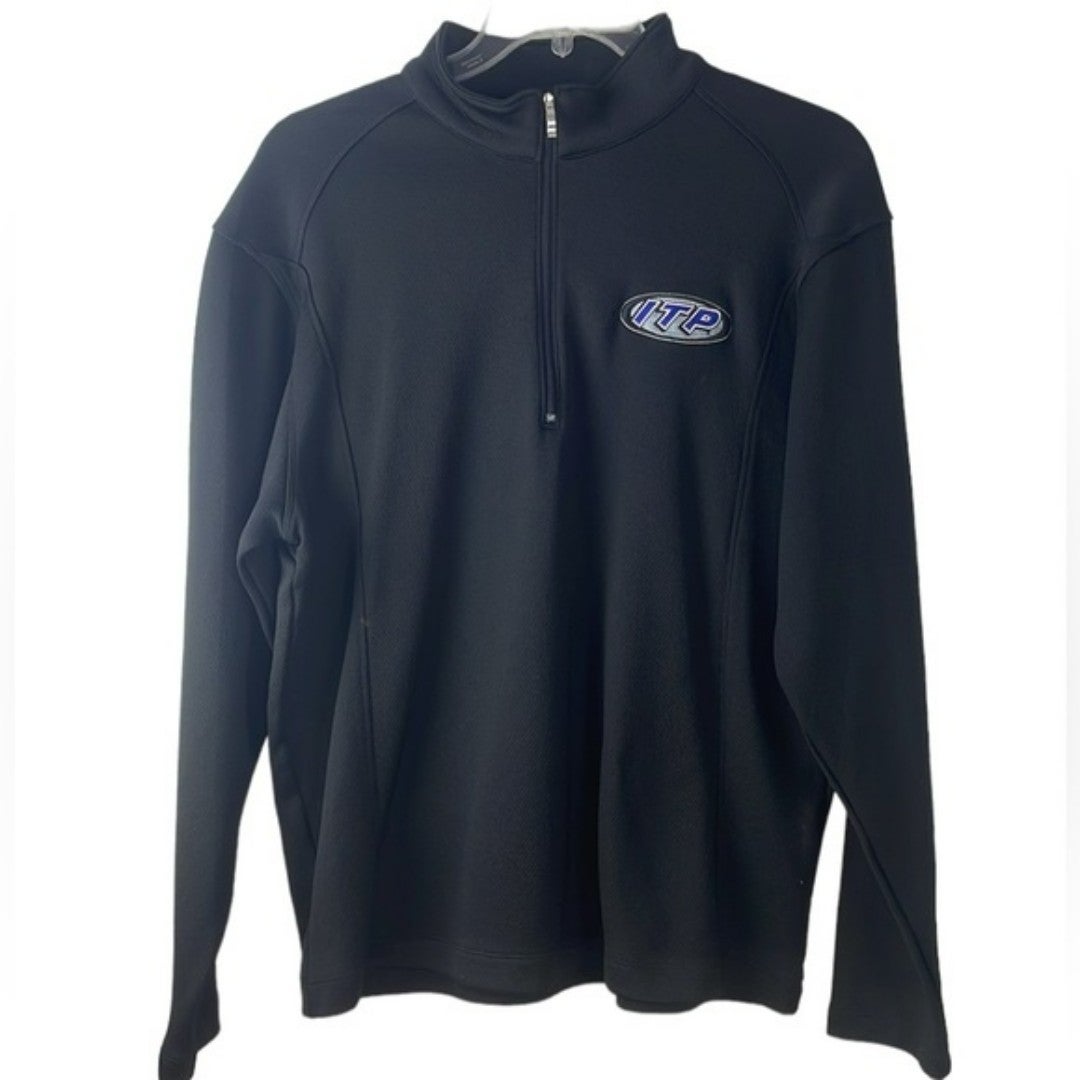 Nike Golf Performance Three-Quarter Zip Long Sleeve Top Size Large