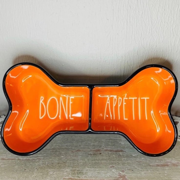 Rae Dunn BONE APPÉTIT Pet Bowl