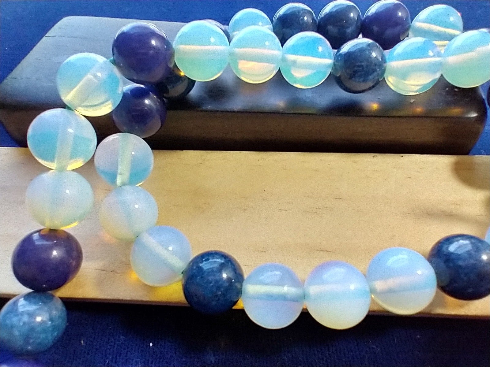 Necklace 0885. Lapis Lazuli Moon