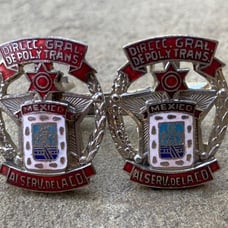 Mexican Police Cuff Links