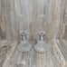 Vintage Miniature Lamplight Farms Oil Lamp, Glass Lantern 9 w Chimney