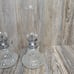 Vintage Miniature Lamplight Farms Oil Lamp, Glass Lantern 9 w Chimney