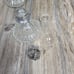 Vintage Miniature Lamplight Farms Oil Lamp, Glass Lantern 9 w Chimney