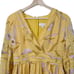 Ted Baker Yellow Posyy Cabana Long Sleeve Mini Dress Size 2 (S) Women