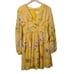 Ted Baker Yellow Posyy Cabana Long Sleeve Mini Dress Size 2 (S) Women
