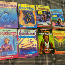 Vintage goosebump books