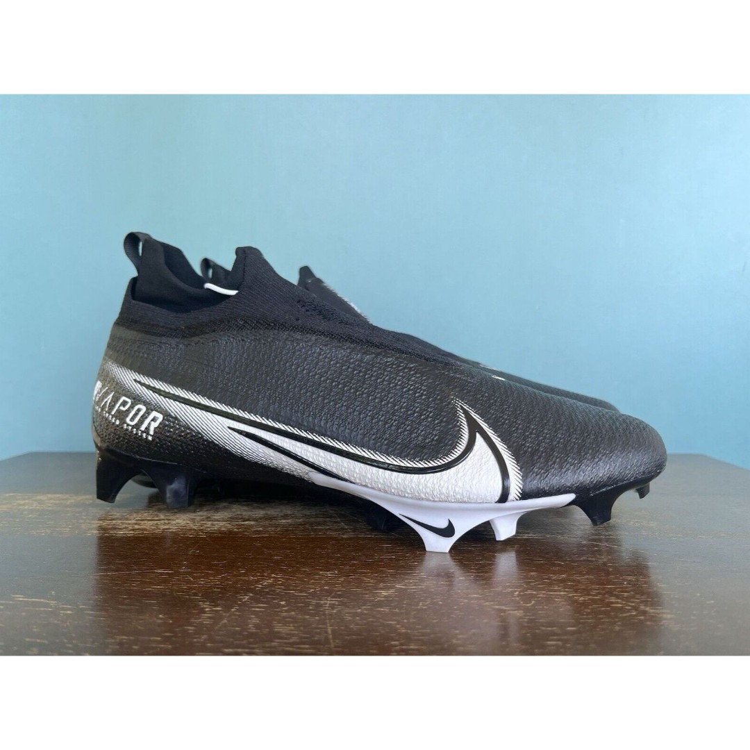 Nike Vapor Edge Elite 360 Black Football Cleats Men's Size 12 WIDE CV6317-001