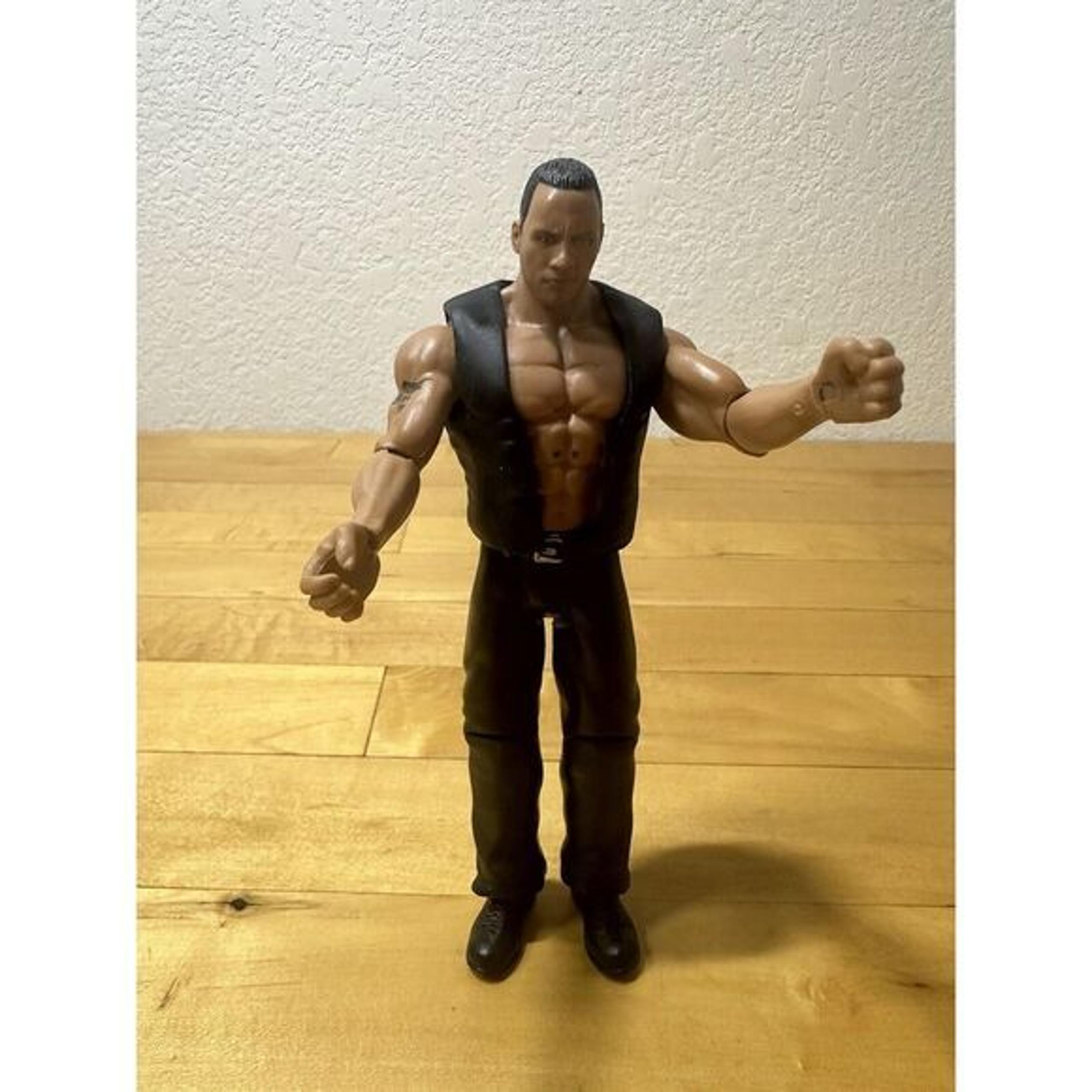 WWE Wrestling Action Figure Vintage Style Collectible with Articulated Joints