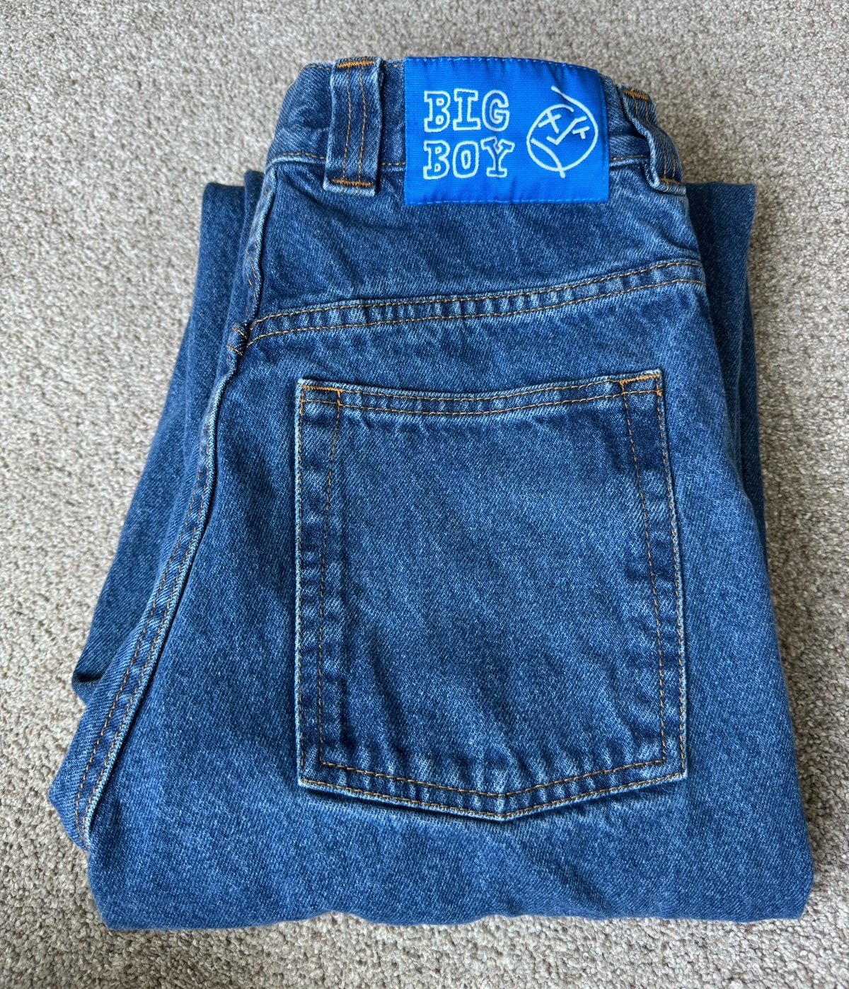 Polar Skate Co Big Boy Jeans Blue Sz XS 28 30