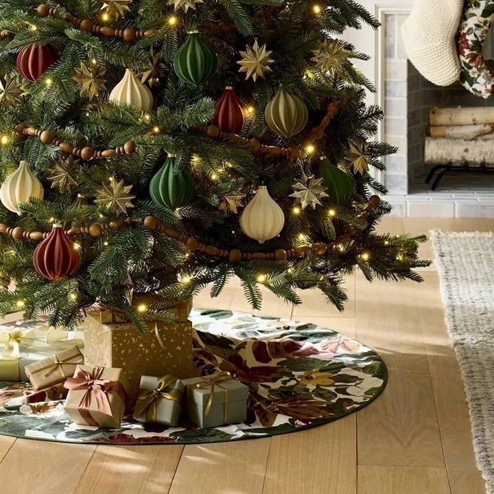 Threshold Studio McGee Set of 11 Velvet Decorative Ornaments Multi