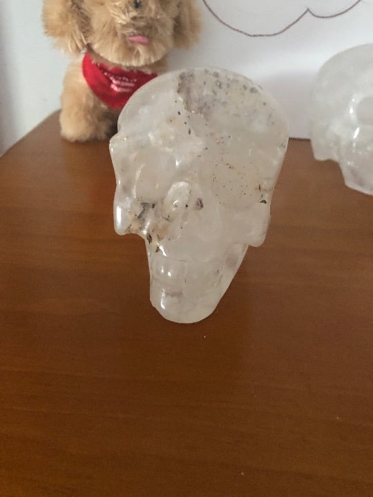 Quartz with citrine inclusions. Iron