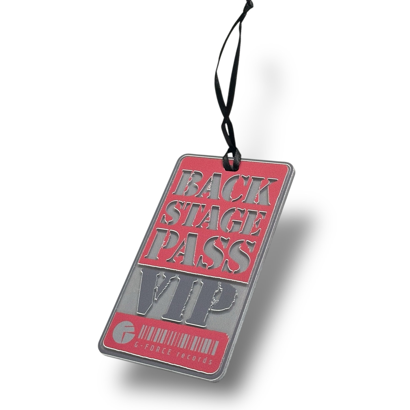 Disney Hollywood Studios Rock n Roller Coaster VIP Pass Christmas Ornament NEW