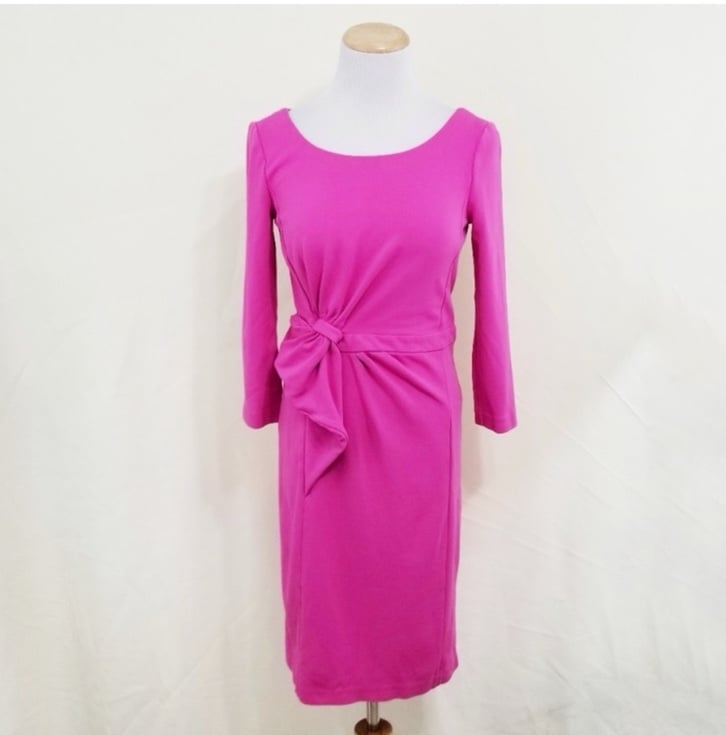 Hot pink Armani dress