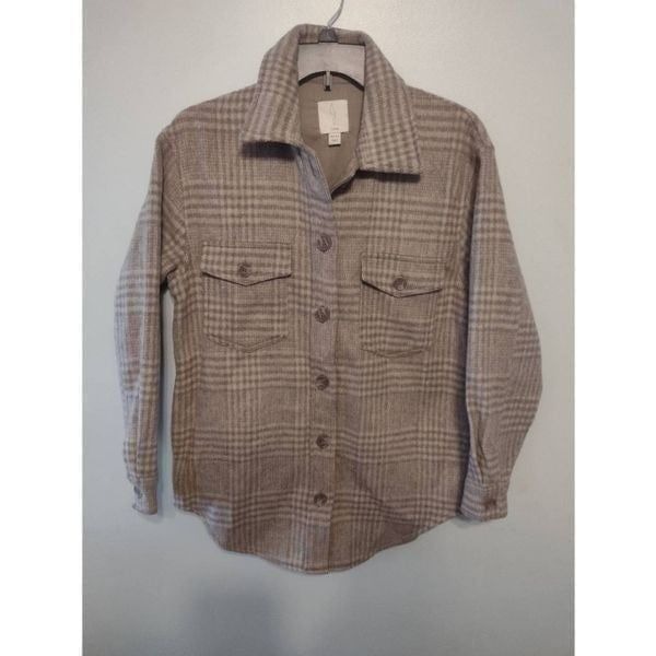 Joie size XS Women's Oversized Wool Blend Flannel