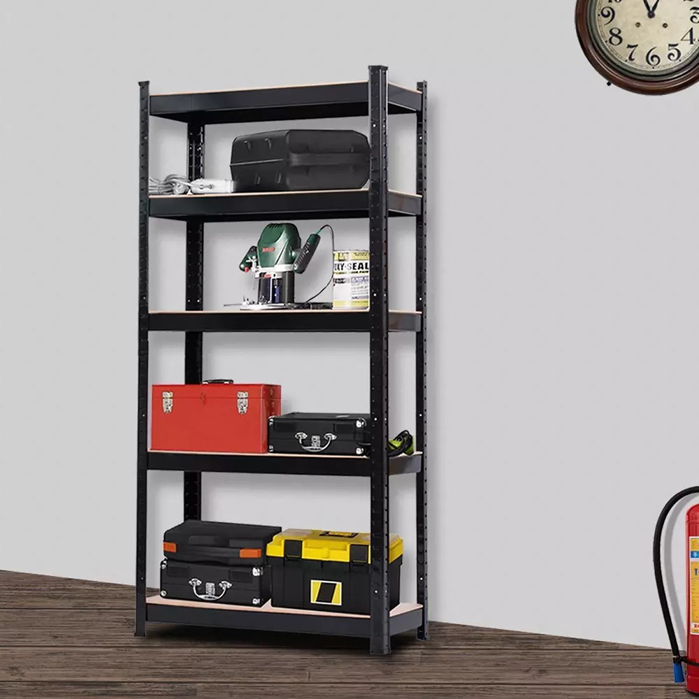 Storage Rack 27 W x 59 H x 12 D 5-Tier Shelf Steel Freestanding Garage Shelving