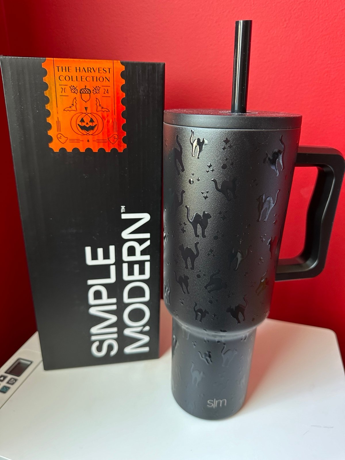 Simple Modern SOLD OUT black cat 40oz trek tumbler