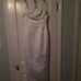Spaghetti strap wedding dress and bussel