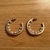 Cult Gaia Multi-Pearl Hoop Earrings
