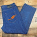 Enyce Jeans Men's 42 x 32 Baggy Hip Hop Grunge Wide Leg Dark Wash Denim Y2K