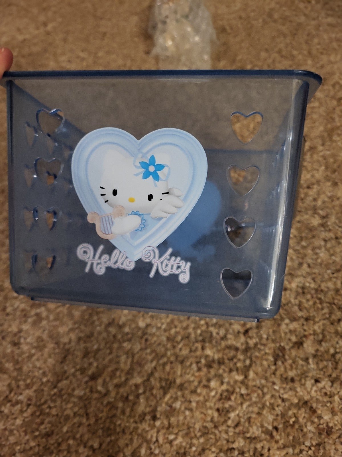 Hello Kitty Blue Angel Basket Shower Caddy Sanrio
